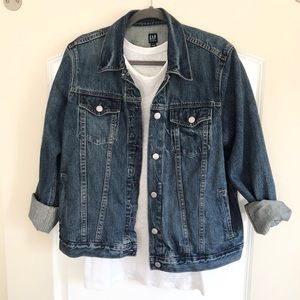 NWOT gap denim classic jean jacket XL